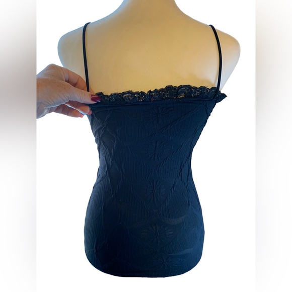 Texas Lady Boutique Stretch OS Bling Strappy Top with Chrome Details - Picture 6 of 6